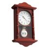 VEVOR Grandfather Clock, 18 in Classic Vintage Pendulum Clock, Pine Wood & MDF Wall Clocks with Quartz Movement and Quiet Design, for Living Room, Be