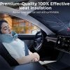 2025 Premium Rainbow Car Windshield Sunshade - 10-Layer UV Blocker with Scratch-Free Handle (55"x31.5")