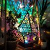 1pcs Bohemia Star Projector Lamp Large Floor Stand Colorful LED Desk Lamp Floor Lamp, Party Light, Mood Light, Fashion Light LED Rhombus Star Project