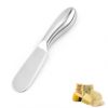 1pc Stainless Steel Butter Knife Spreader; Kitchen Baking Tool With Dual-Purpose Cream And Cheese Function; Ideal For Home And Professional Use; Kitc