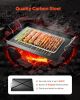 VEVOR Carbon Steel Griddle, 24x16 inch Universal Flat Top Rectangular Plate, Gas Grill Griddle for BBQ Grill, Teppanyaki, Portable Family Cookware wi