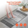 Bathroom Rug 36"x24" Absorbent Soft Bath Mat Machine Washable Quick Dry Non-Slip