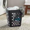(3 pack) Flex Square Laundry Hamper, Black