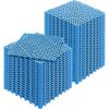 VEVOR Interlocking Tile 50PCS Blue, Drainage Tiles 12" x 12" Splicing, Soft PVC Interlocking Drainage Floor Tiles, Non-Slip Drainage Holes for Restro