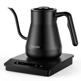 Gooseneck Electric Kettle with Temperature Control, 27oz Rapid Heating Electric Kettle for Pour Over Coffee/Tea, Auto Shut Off & Boil-Dry Protection,