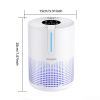 Air Purifiers for Bedroom Home 430 Sq.Ft, H13 HEPA Filter Small Portable Air Purifier with USB Cable Fragrance Sponge for Smokers Pollen Pets Dust Od