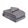 VEVOR Weighted Blanket, 25 lbs, 80 x 87 in King Size, Soft 100% Cotton Heavy Blanket with Glass Beads, Breathable Material, Suitable for 250-310 lbs