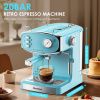 20 Bar Espresso Machine for home- Professional Compact Espresso Maker with Milk Frother Steam Wand, Pressure Gauge & 54oz Large Water Tank, Low Noise