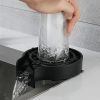 "2-in-1 Kitchen Sink Cup Washer & Sprayer - High Pressure Auto Flush Faucet Attachment"