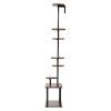 VEVOR Plant Stand Indoor with Grow Lights, 62 in Tall 8-Tier Lighted Plant Shelf, Metal Corner Plants Holder, 3 Timer & 10 Brightness, Tree-Shaped Fl