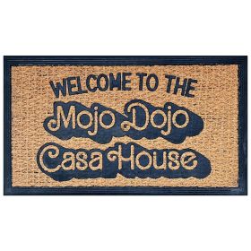 Funny Coir Doormat Hello There Welcome Front Porch Decor Doormat for The Entrance Way Outdoor with Heavy-Duty Non Slip Coconut Coir Doormat 30x17 inc